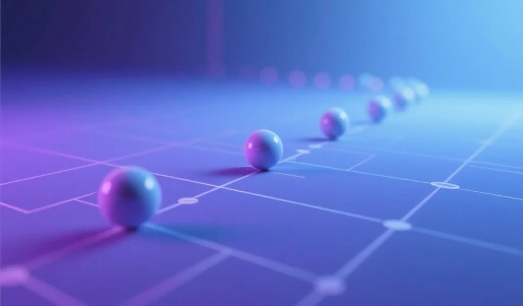 抽象的概率图,象征数字的随机性与长期平衡