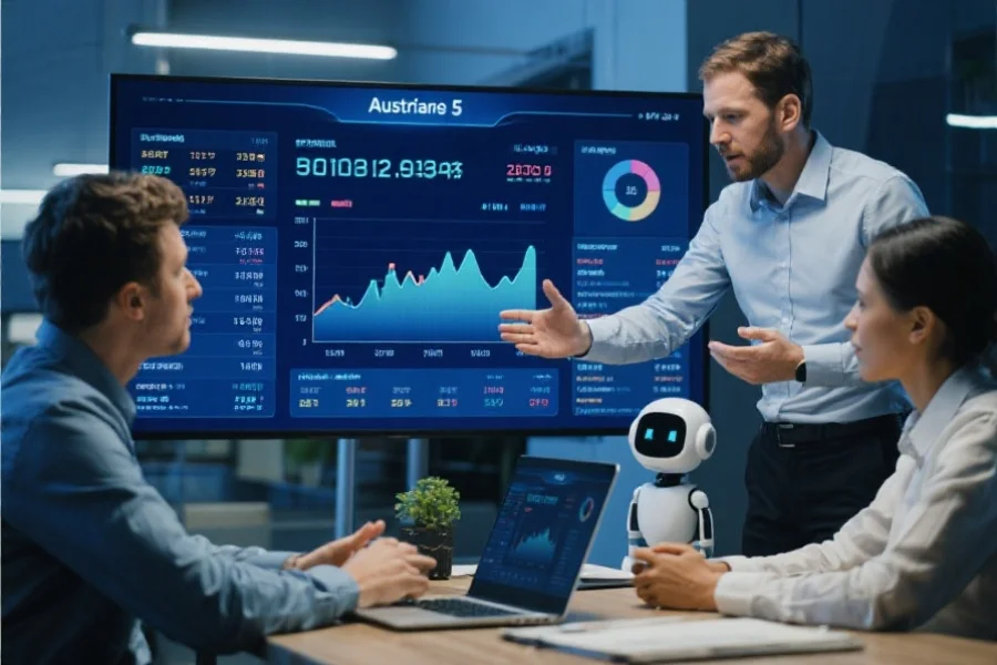 数据分析师与AI助手协同分析澳洲幸运5数据